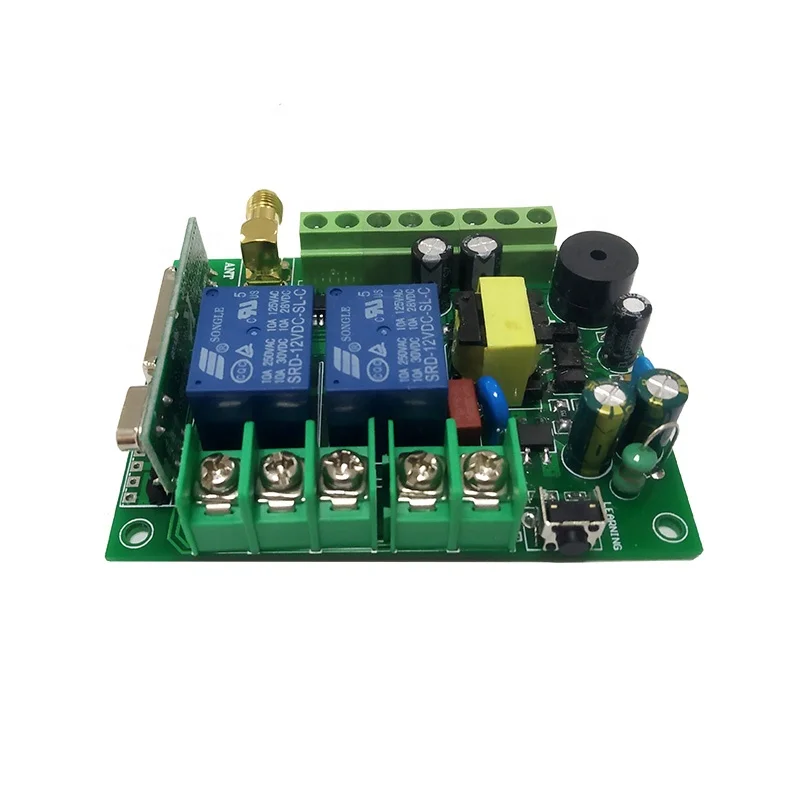 AC85-260V 2 Channels Wide Voltage Universal RF Remote Controller Switch Wireless Automotive Relay Receiver Module
