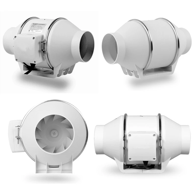Two speed control duct fan DPT A Model Ball bearing motor mix flow inline fan