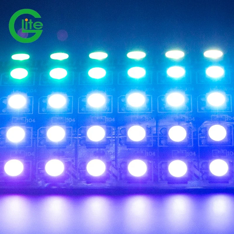 Glite WS2812b Flexible Led Display  16x16 8x32 8x8mm WS2812B Digital Dream Color RGB Light LED Panel Screen