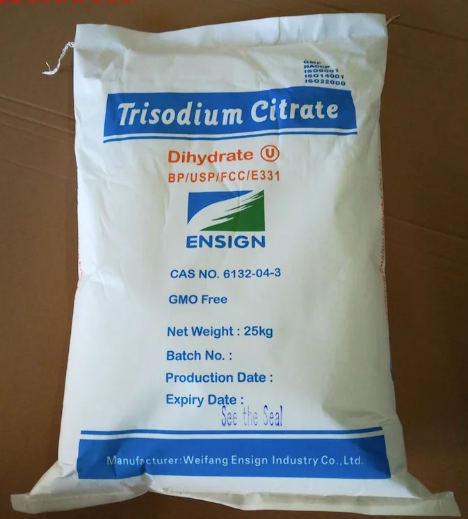 Citric Acid Mono / Anhydrous  , Trisodium Citrate / sodium Citrate
