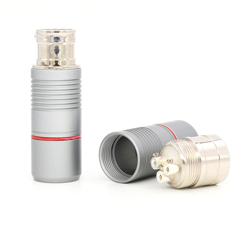 High performance pairs Pure Copper silver Plated XLR connectors manufacturer 3pin male female cable plug