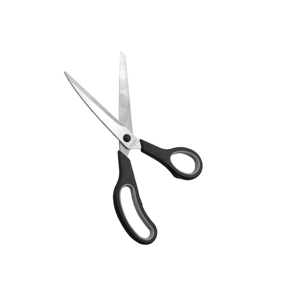 Hot Selling 8 inch stainless steel professional tailor scissors  Stainless Steel Office Colorful Scissors with Tape
