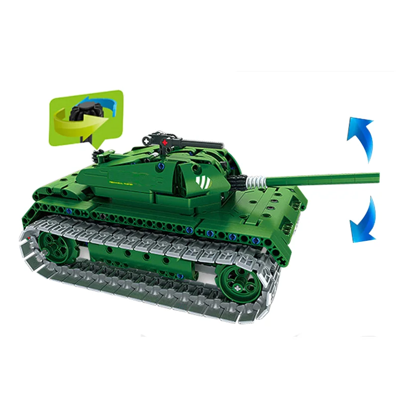 453 pcs building bricks 2.4G 4 CH radio control toy rc tank