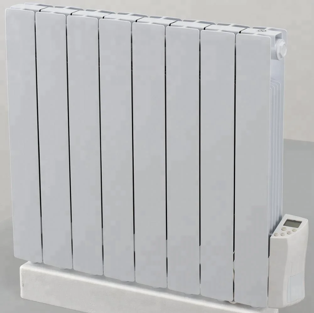 Slimline 1200 Watt Energy Efficient Electric Aluminum Radiators Wall Mounted Digital Control & Timer High Precise Thermostat