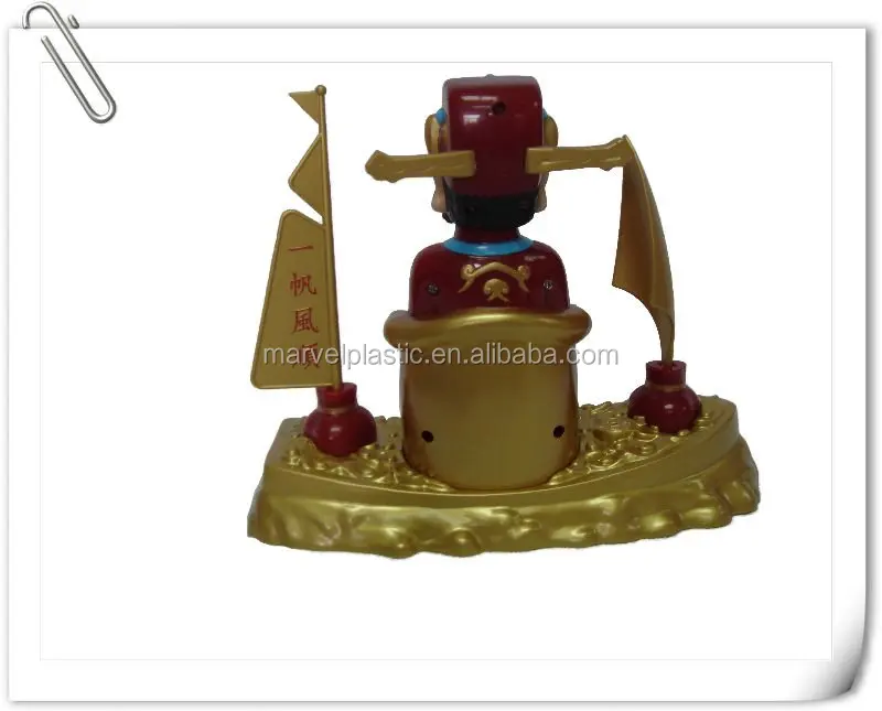 Custom solar toy fortune Buddha figure
