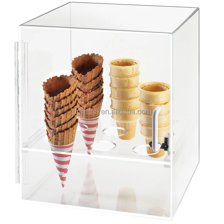 Wholesale Table Top Clear Acrylic Ice Cream Cone Holder