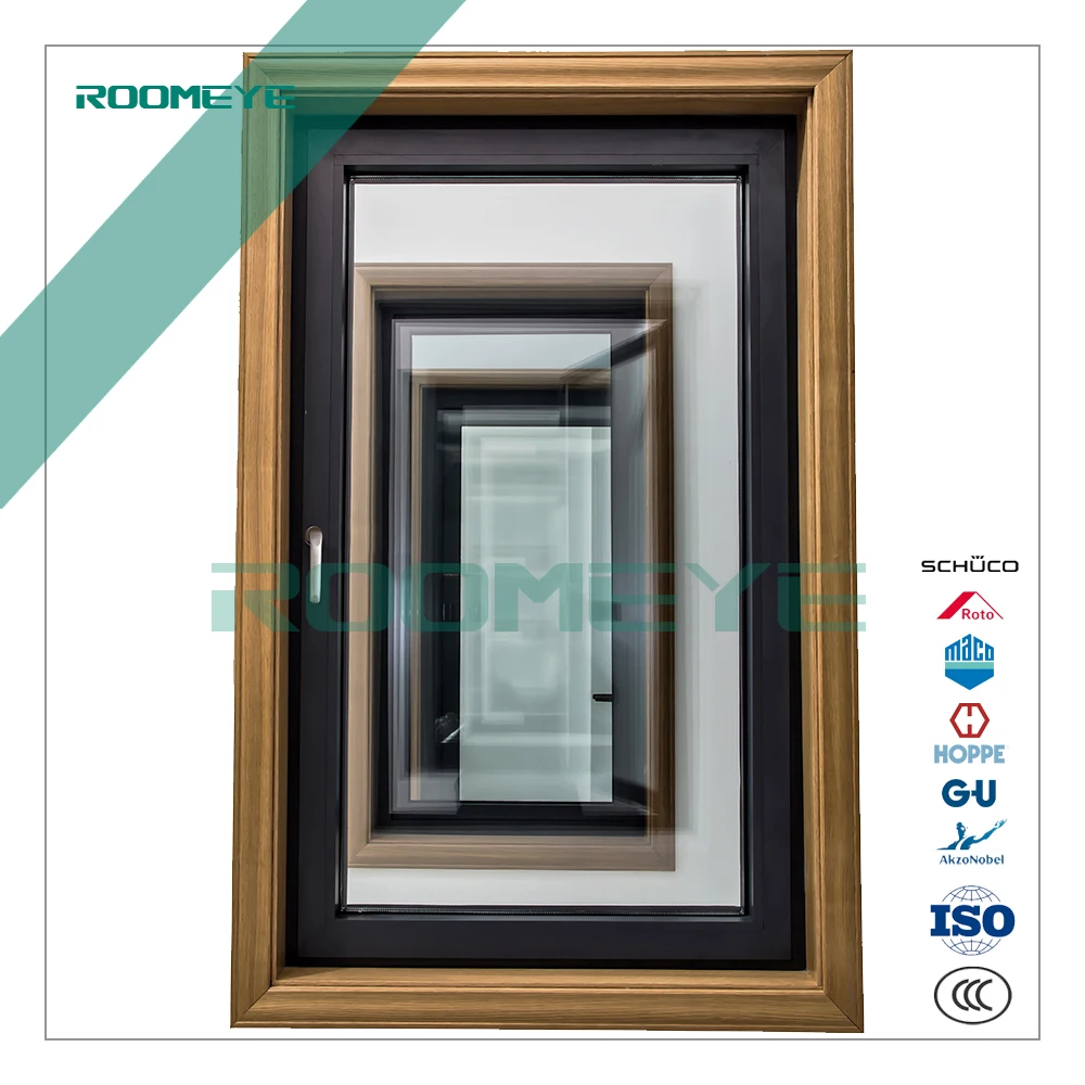 Thermally broken aluminum tilt & turn windows