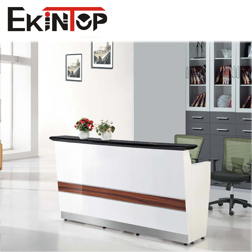 Современная офисная мебель изогнутая стойка регистрации для офисной комнаты маникюрный салон