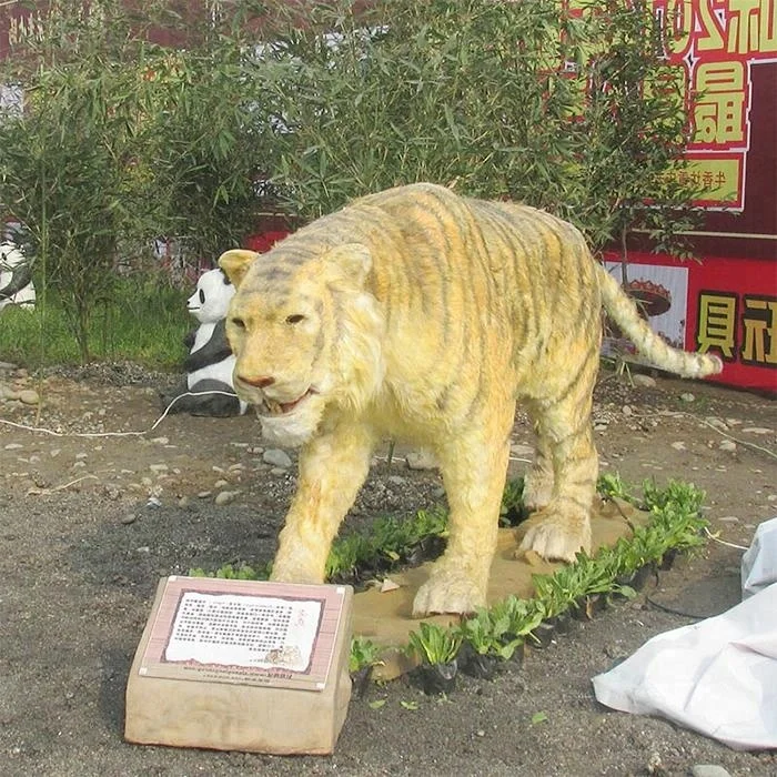 waterproof 3d animatronic life size tiger model