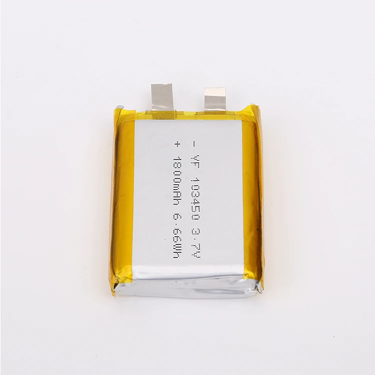 
 Rechargeable li-polymer 1800mah mobile power 3.7v battery  