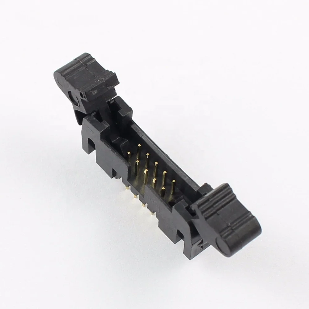 
OEM Ejector header connectors Pitch 2.54mm 2x5 Pins SMT Right Angle Type PCB board Plating Gold or Tin Customized service 