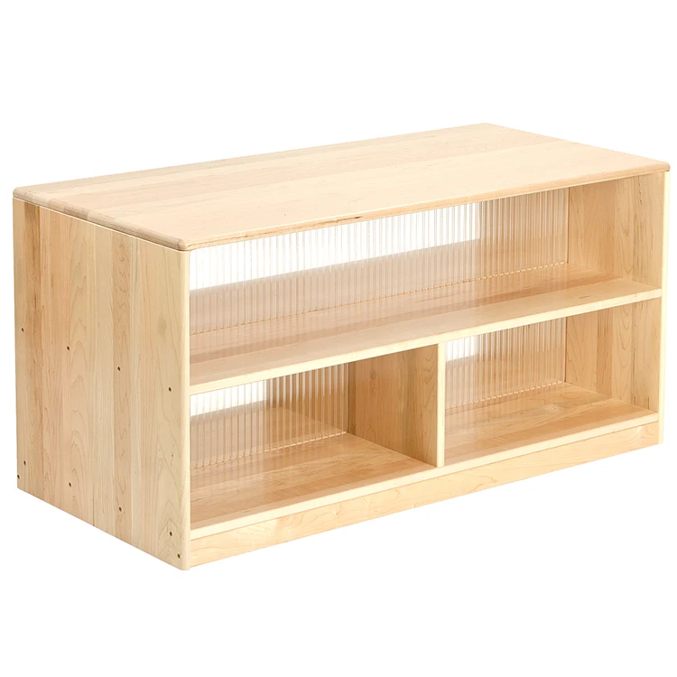 Toddler Children Daycare Children Storage Cabinets/Shelves For  Toy Storage Wooden Shelf for Kids