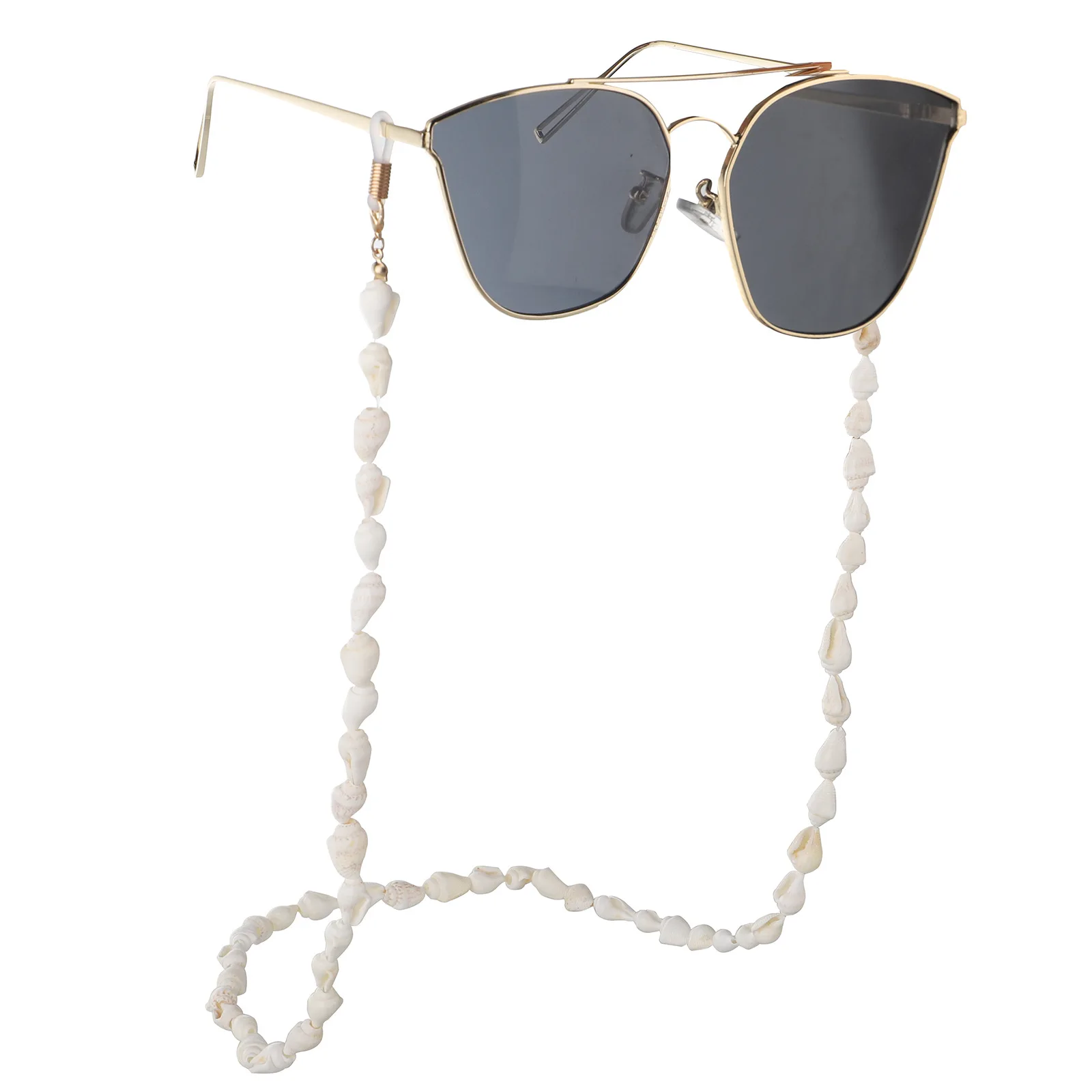 Shell Sunglasses Chains Women Fashion Necklace Reading Glasses Cord Holder Strap Rope for Eyewear Lanyards Chains