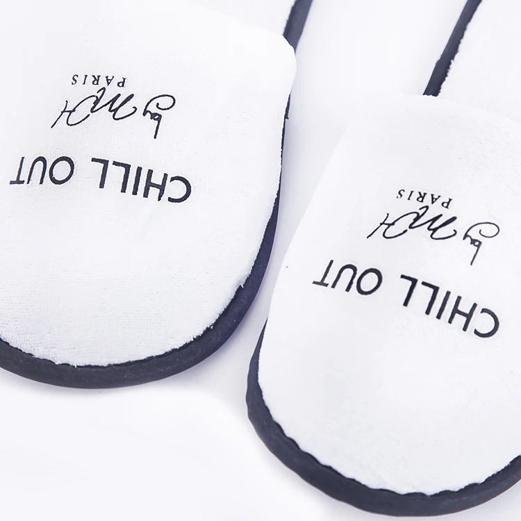 Cheap Hotel Disposable White Slippers Washable Recycling Hotel Spa Slippers for Guests