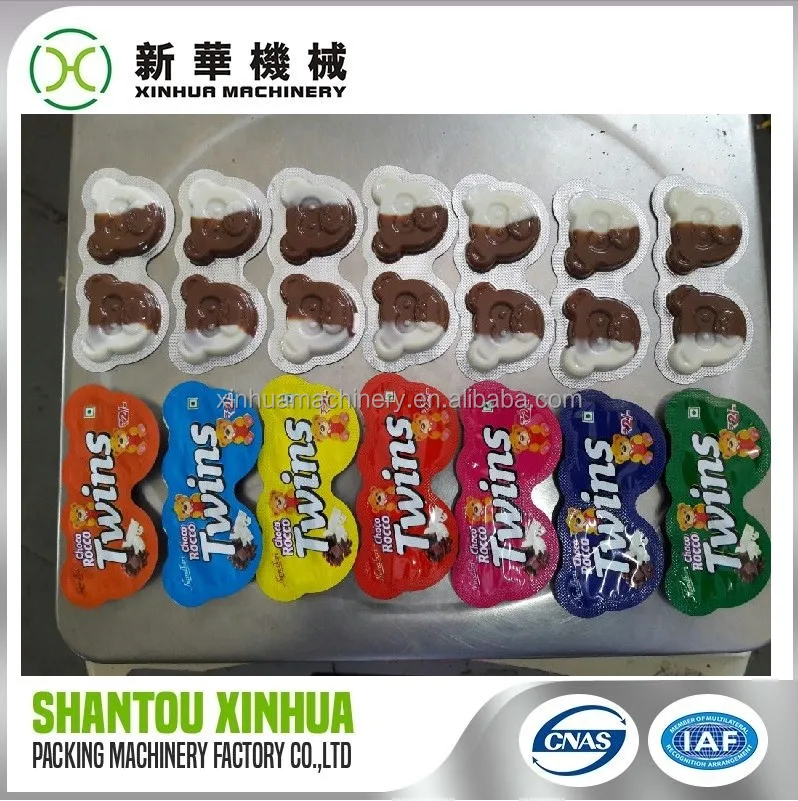 
QGF-Z Automatic dark nutella chocolate mould forming filling sealing machine 