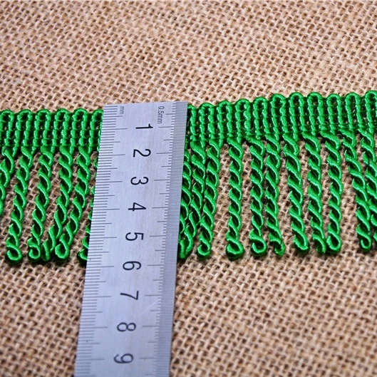 Wholesale Factory direct hot sales high quality home decorative bullion tassel polyester fringe For Garment