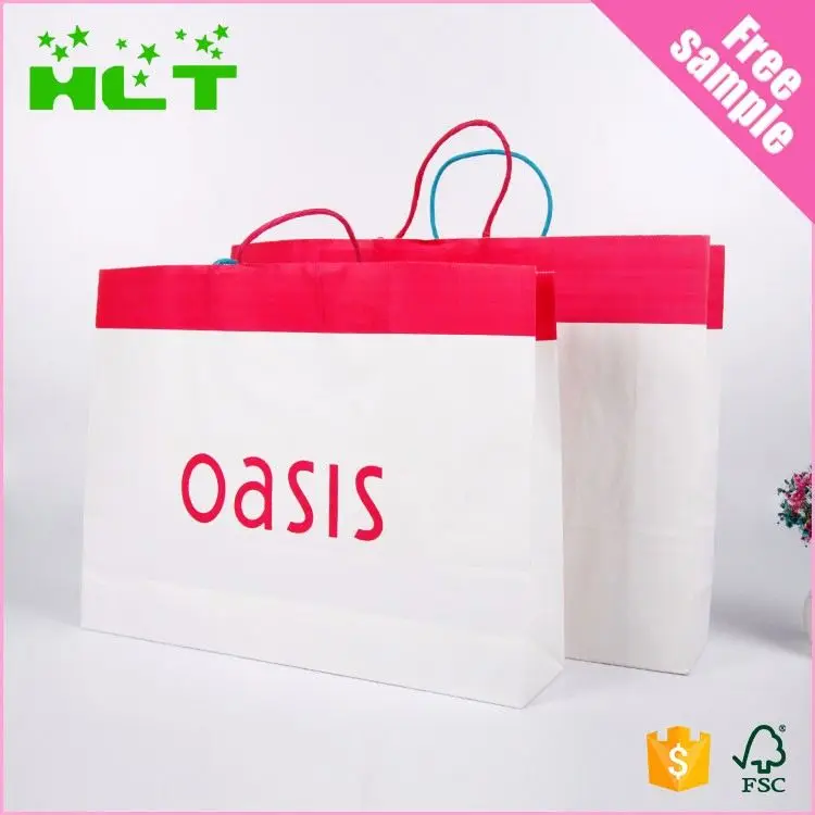 
Water proof fast food paper bag origami for promotion 