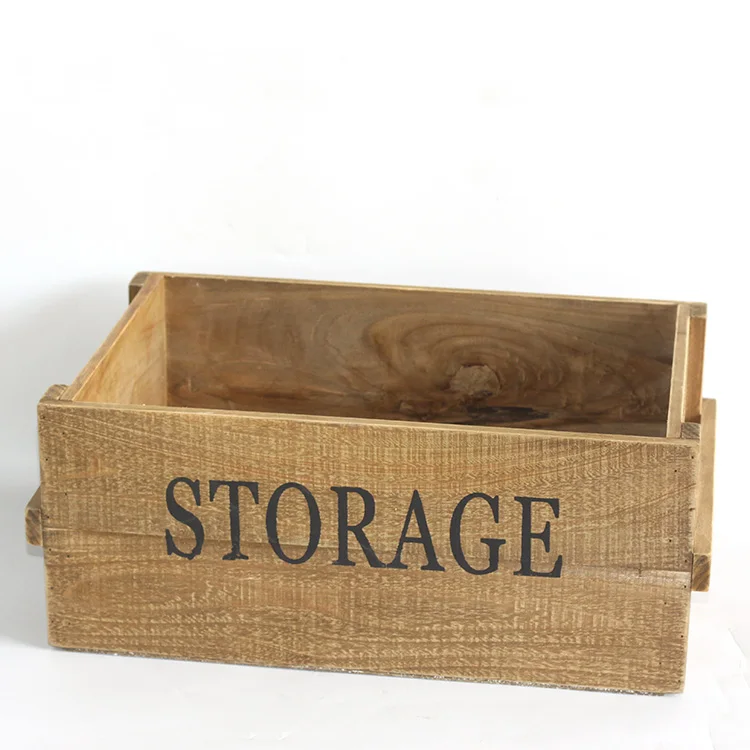 
Natural Vintage Shabby Chic Home Decor used wooden crates 