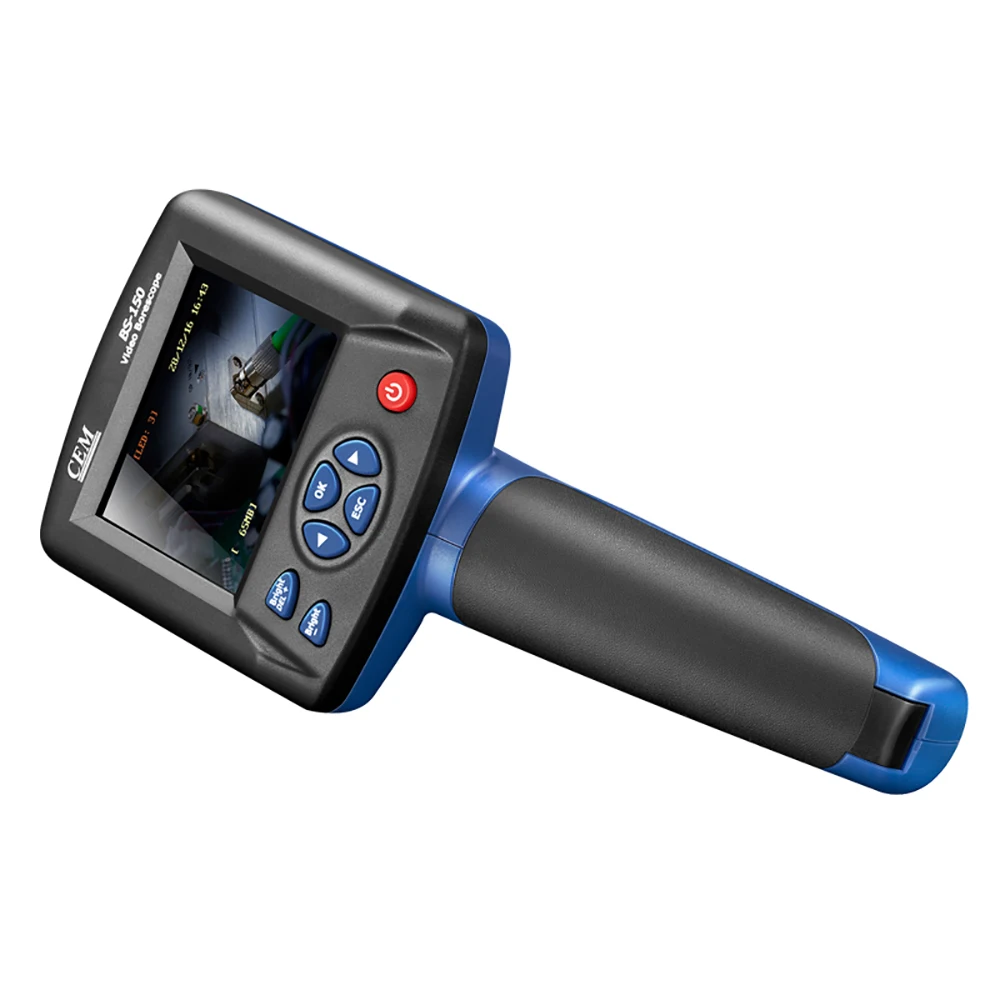 
CEM BS-150 3.2 Inch Industrial Video Borescope Endoscope Borescope Inspection Camera With Camera Probe Cable 