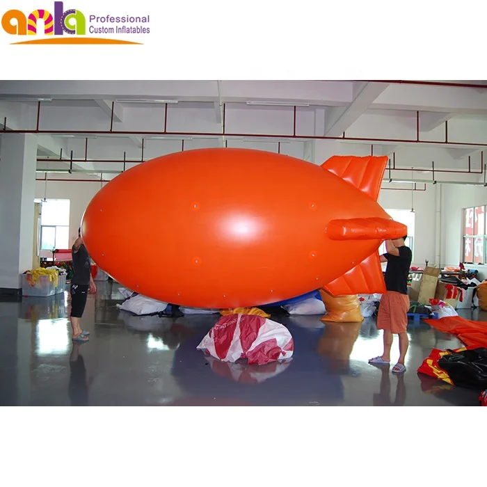 Large advertising Helium blimp with Logo printing, custom inflatable airship,PVC air plane model for sale