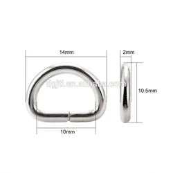 Fashion nice quality wholesale fashion D type ring