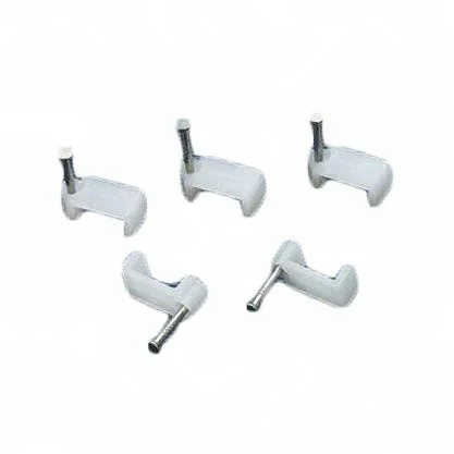 Plastic nail cable clamp flat cable clamp cable gland with clamp