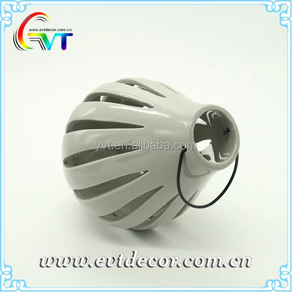 Китайский производитель керамической домашнего декора подсвечник маленький серый фонарь на продажу