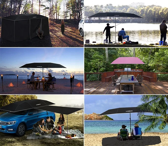 
Patent holder Lanmodo automatic car umbrella with anti-theft and windproof function car sunshade & car cover 