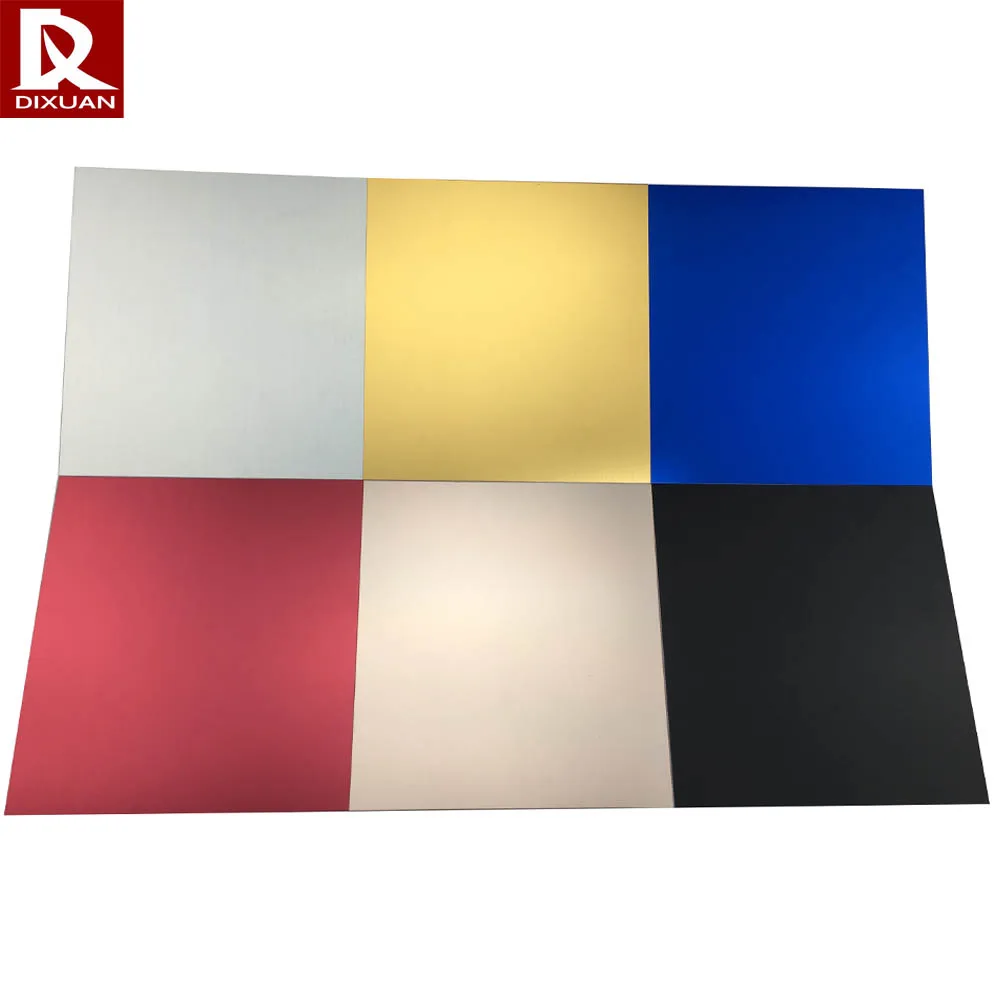 Anodized Aluminum Alloy sheet Blue color  anodise sandblasting 1050A 1060 1200 1100 3003 3A21 3005 3104 5005 5052 8011 plate