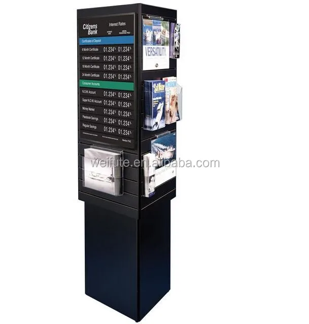 
Wooden brochure display rack, brochure rack 
