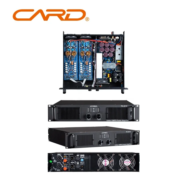 
2*1500watts amplifier for line array system TDA-2015 