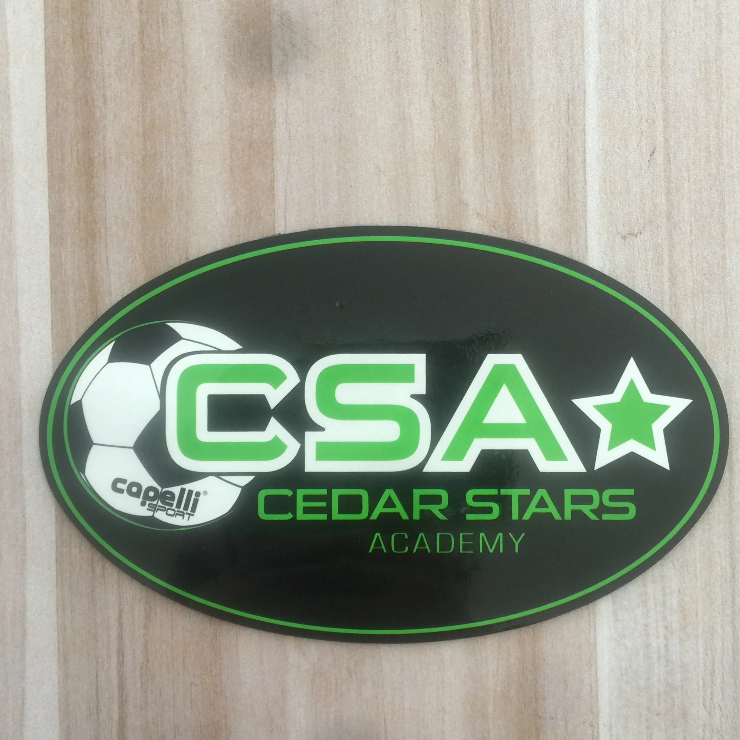 oval shape Waterproof custom cut printed  magnet vinyl sticker  outdoor