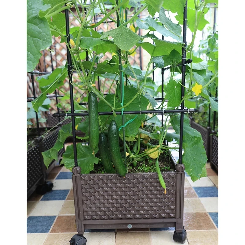 
Suntour Garden Vegetables And Herb Plastic Rectangular Flower Plant Pot 
