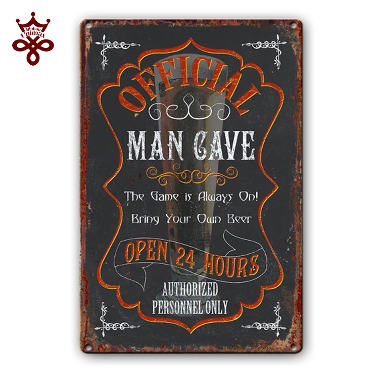 Metal coffee sign Custom Antique Wall Decoration Tin Sign Metal Painting Tin Sign