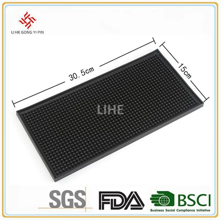 Мягкий Нитрильного Каучука Бар Бегун, Моющиеся Печатные Пивной Бар Коврики