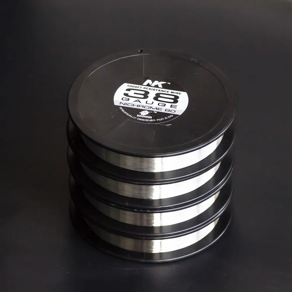NIK 1000ft 38 awg cr20ni80 wire coil nichrome80 alloy electric heating resistance wire