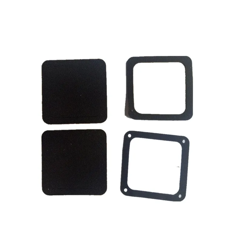 
mesh rubber pad thickening self-adhesive non-slip mat black cushion silicone foam rubber sheet 