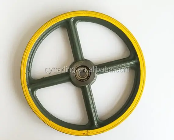 elevator governor tension pulley