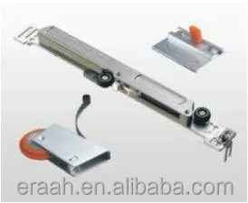 sliding wood door wardrobe soft closing system