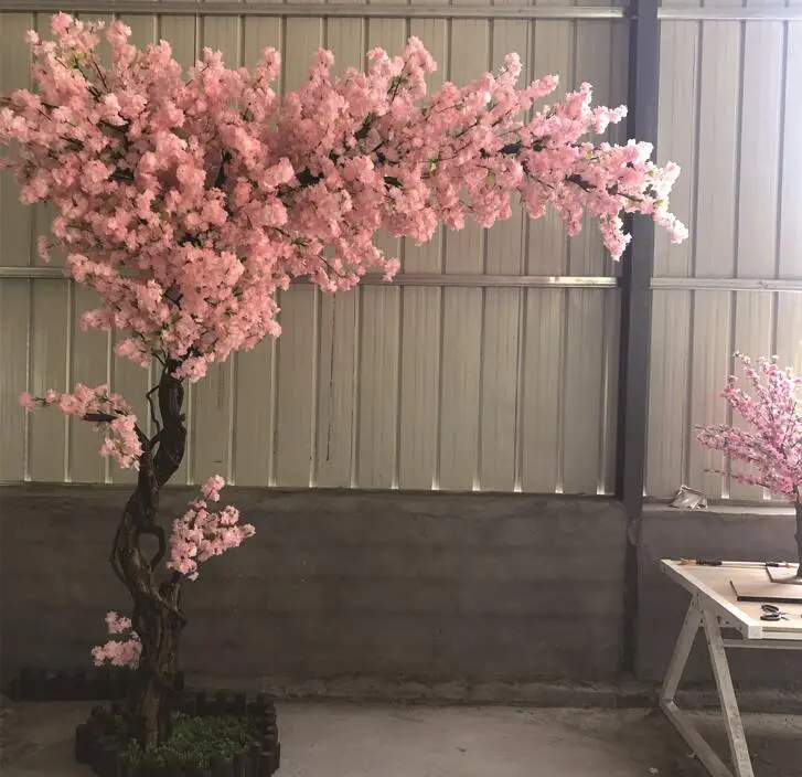 Large simulated silk cherry blossom tree artificial cherry blossom for sale