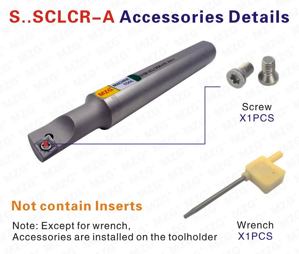 Maifix 6 7 8 10 12 мм токарный станок с ЧПУ Резак SCLCR Токарные Вставки CCMT внутренние расточные держатели инструмента