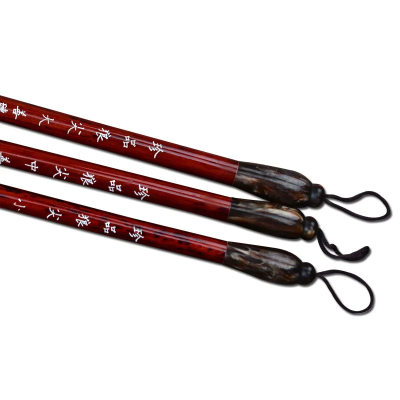 Antique High Quality Chinese Calligraphy Brush Set Handmade Wooden