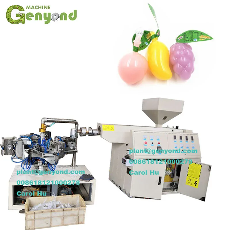 2400 pcs/h animal shape ice pop tube for juice pp pe blow molding machine