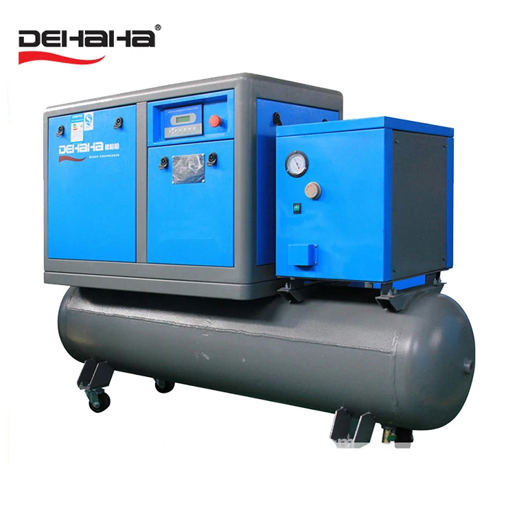 7.5Hp общая производительность Air компрессоры системы с баком и барабан