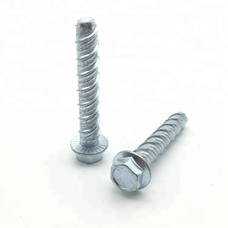 Galvanised Hex Flange Head Concrete Screw bolt