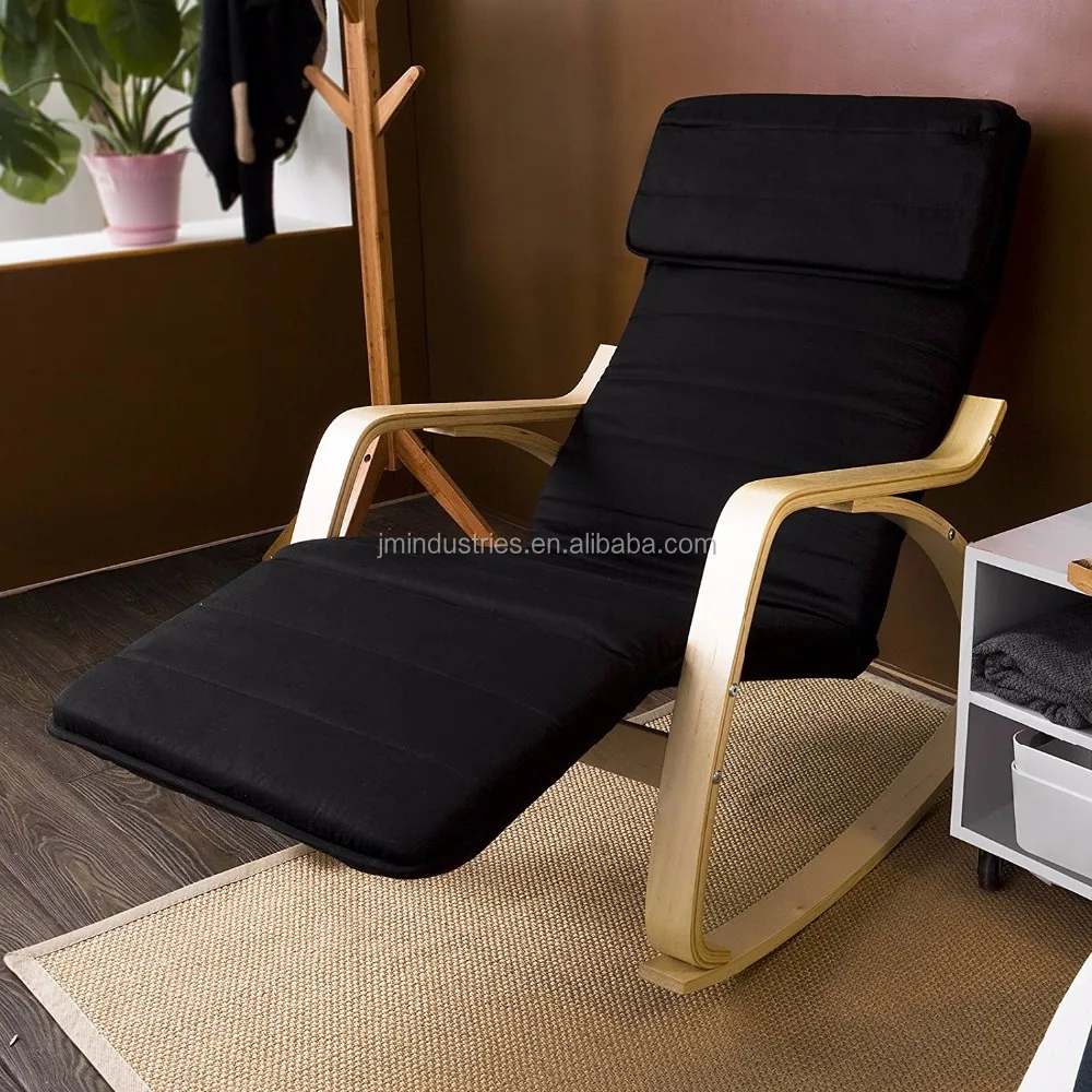 Comfortable Relax Rocking Lounge Chair with Foot Rest