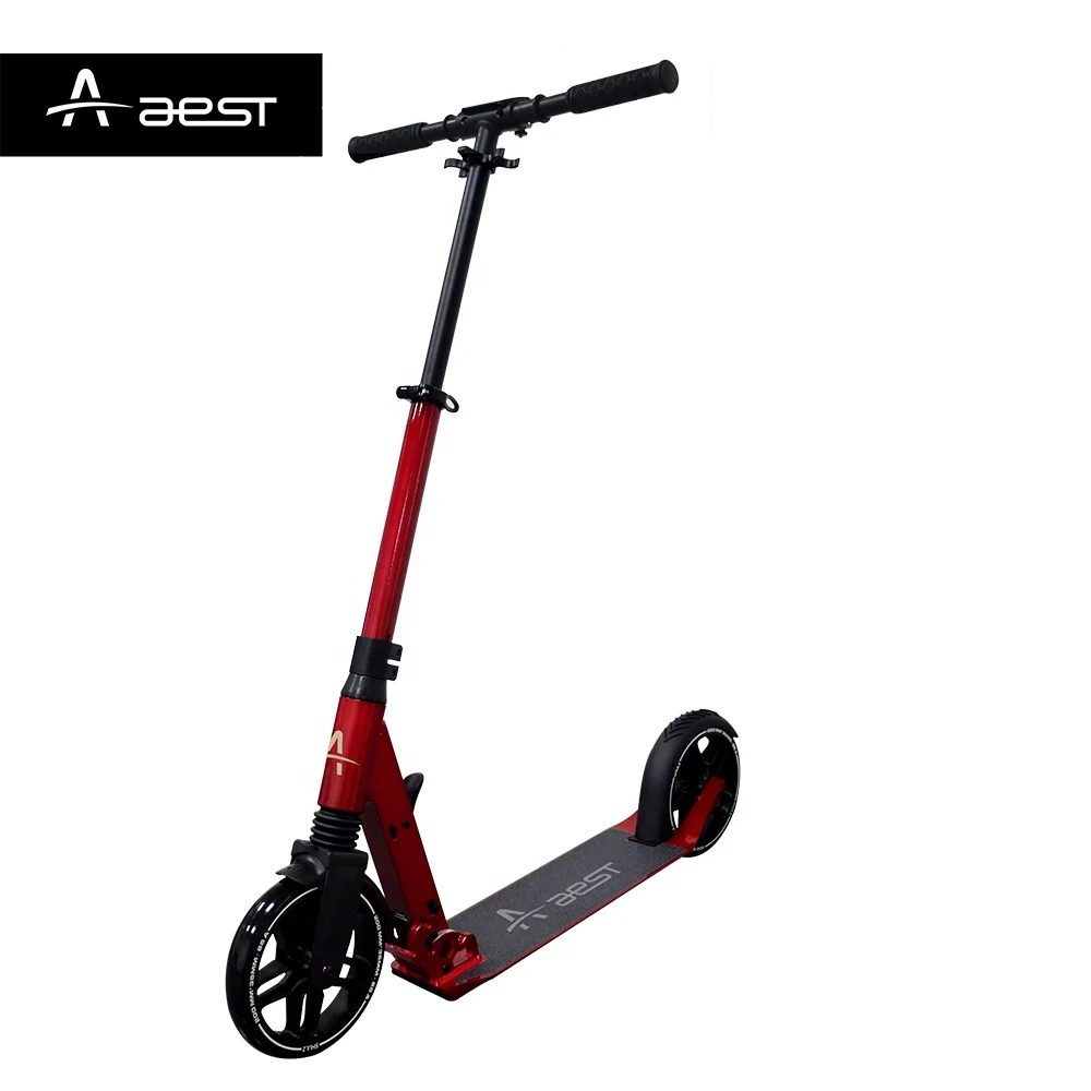 AEST 8 inch foot scooter 2 big wheel adult kick scooter