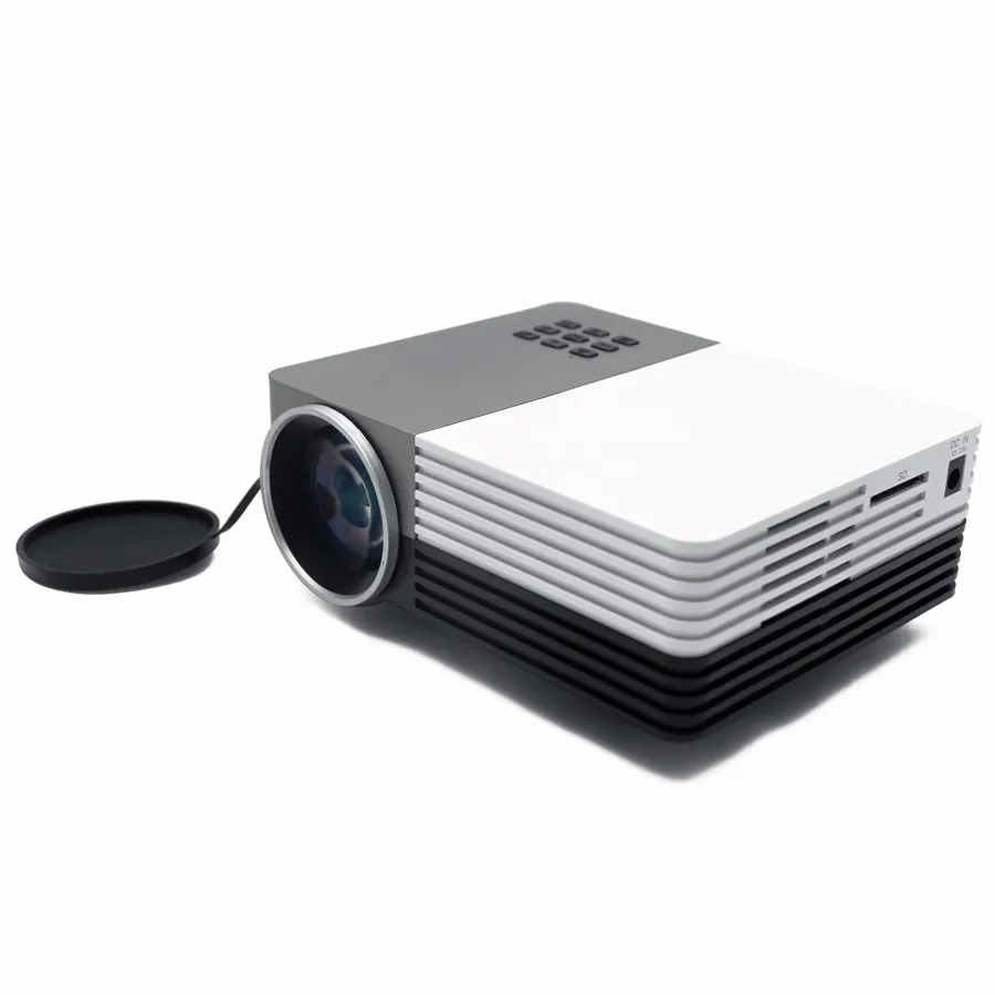 Заводского изготовления GM50 AV USB VGA SD HDMI с 1080 P HD led мини-Проектор
