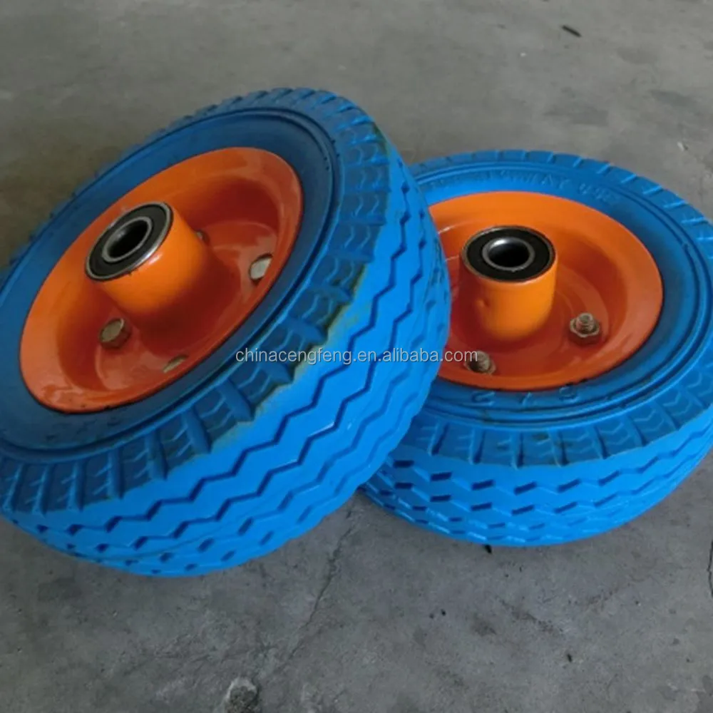 
6x2 PU foam wheel polyurethane foam tire 6 inch 