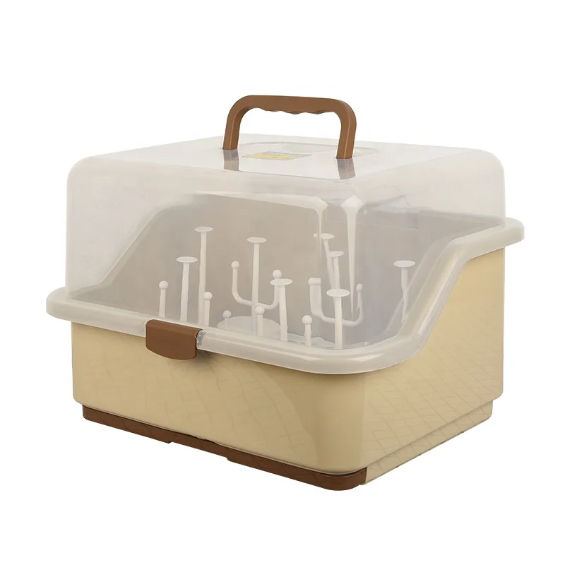 
Storage Box Feeding Plastic Baby Bottle Drying Rack 